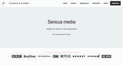 Desktop Screenshot of flashesandflames.com